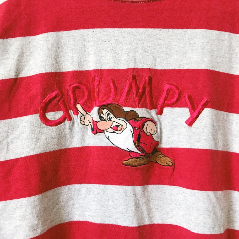 Disney vintage Grumpy striped tee - Picture 2 of 3